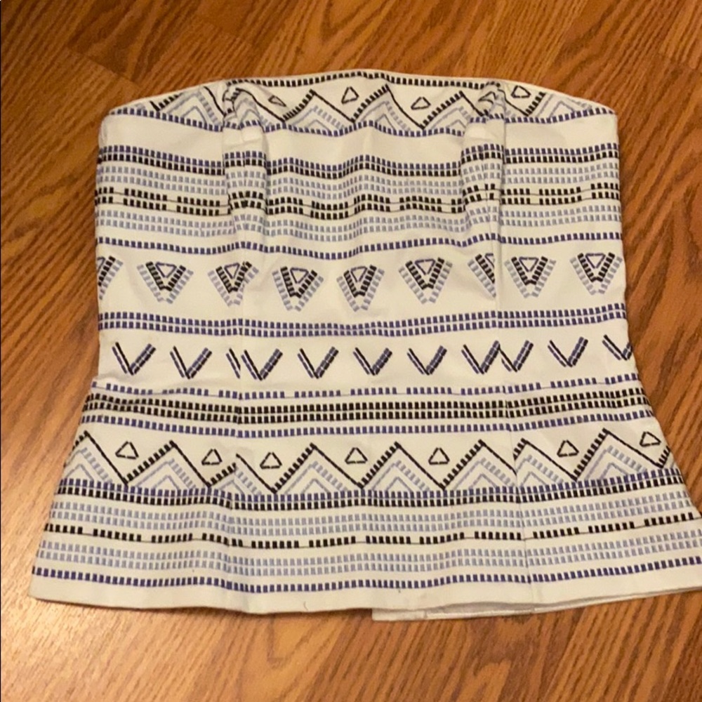 Aztec vibin crop top